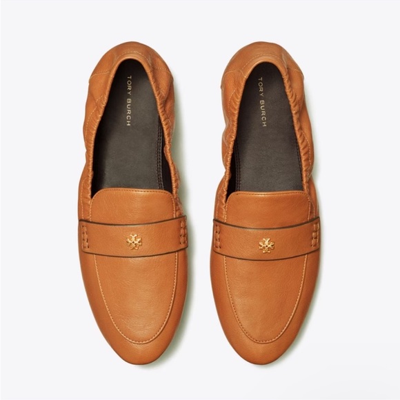 Tory Burch Ballet Loafers Bourbon 9.5 - Picture 1 of 12